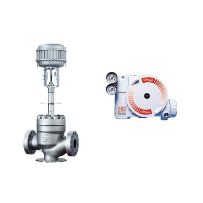 Κινέζικη βαλβίδα ελέγχου με Flowserve Logix 3200MD Digital HART positioner και ρυθμιστή φίλτρου Masoneilan 78-40