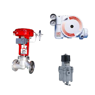 Κινέζικη βαλβίδα ελέγχου με Flowserve Logix 3200MD Digital HART positioner και ρυθμιστή φίλτρου Masoneilan 78-40