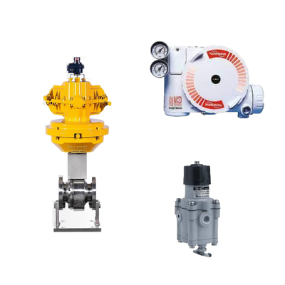 Κινέζικη βαλβίδα ελέγχου με Flowserve Logix 3200MD Digital HART positioner και ρυθμιστή φίλτρου Masoneilan 78-40