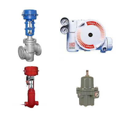 Η Κίνα και η Masoneilan Control Valve με Flowserve 3200MD Digital HART Positioner και Fisher 67CFR Filter Regulator