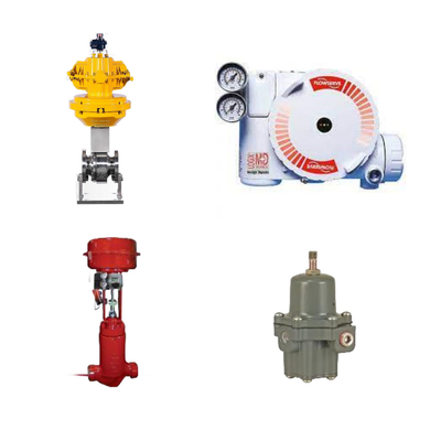 Η Κίνα και η Masoneilan Control Valve με Flowserve 3200MD Digital HART Positioner και Fisher 67CFR Filter Regulator