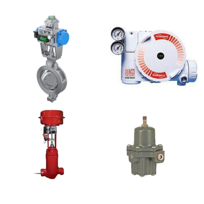 Η Κίνα και η Masoneilan Control Valve με Flowserve 3200MD Digital HART Positioner και Fisher 67CFR Filter Regulator