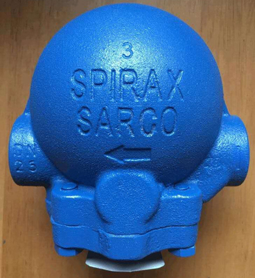 Σταθερή και αξιόπιστη μπλε Spirax Sarco βαλβίδες πλωτή μπάλα βαλβίδα αποχέτευσης ατμού με τοποθετητή βαλβίδας για βιομηχανικούς σωλήνες