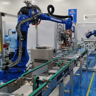 Yaskawa GP88 6 άξονες συγκόλληση ρομποτικό βραχίονα με CNGBS συγκόλληση τοποθετητή για το ρομπότ καμάρα συγκόλληση