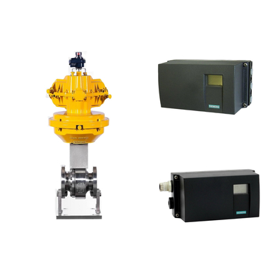 Κινέζικη πνευματική βαλβίδα με Siemens SIPART PS2 Positioner βαλβίδας σε πολυανθρακικό περίβλημα με αλουμίνιο
