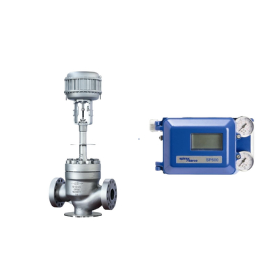 Πνευματική βαλβίδα με Spirax Sarco Smart Valve Positioner SP500 και EMERSON Limit Switch
