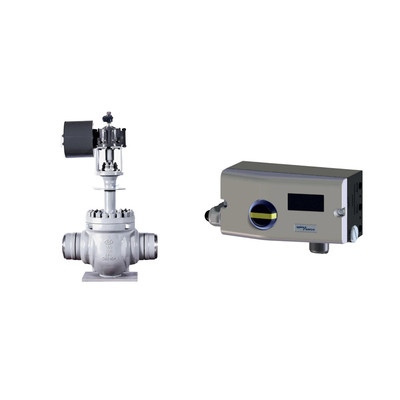 Πνευματική βαλβίδα με Spirax Sarco Smart Valve Positioner SP7-10-11 και Fisher 67CFR ρυθμιστή φίλτρου