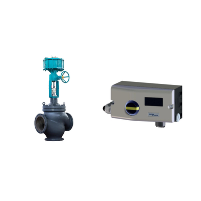 Πνευματική βαλβίδα με Spirax Sarco Smart Valve Positioner SP7-10-11 και Fisher 67CFR ρυθμιστή φίλτρου