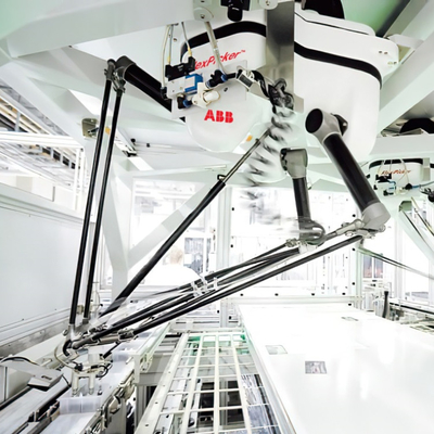 ABB 4 άξονες Ρομποτικό βραχίονα IRB 360-1 με CNGBS οδήγηση σιδηρόδρομο ως μηχανή συναρμολόγησης για χειρισμό OEM
