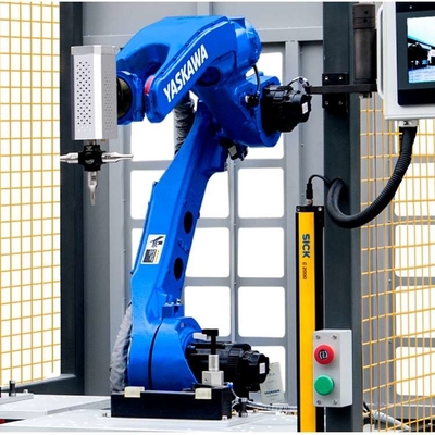 6 άξονες ζωγραφική ρομποτικό χέρι Yaskawa MPX1950 με CNGBS ρούχα ρομπότ για αυτοματοποιημένο ρομπότ ζωγραφικής