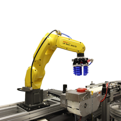 FANUC LR Mate 200iD 6 άξονες Βιομηχανικό Ρομποτικό Χέρι Με Κρατήρα CNGBS Για Συνέλευση Μηχανών