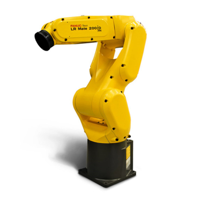 FANUC LR Mate 200iD 6 άξονες Βιομηχανικό Ρομποτικό Χέρι Με Κρατήρα CNGBS Για Συνέλευση Μηχανών