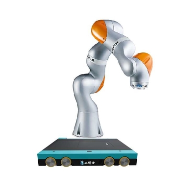 7 άξονας Kuka Robot Arm LBR Iiwa 14 R820 με CNGBS τετρακίνητο ρομπότ μεταφοράς για αυτοματοποίηση