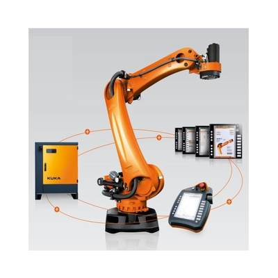 KUKA KR 180 R3200 PA 5 άξονες ρομποτικό χέρι με 180KG ωφέλιμο φορτίο για συσκευαστή ως ρομπότ παλετισμού
