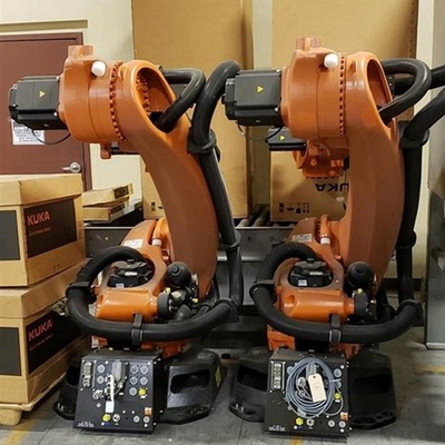 KUKA KR 180 R3200 PA 5 άξονες ρομποτικό χέρι με 180KG ωφέλιμο φορτίο για συσκευαστή ως ρομπότ παλετισμού
