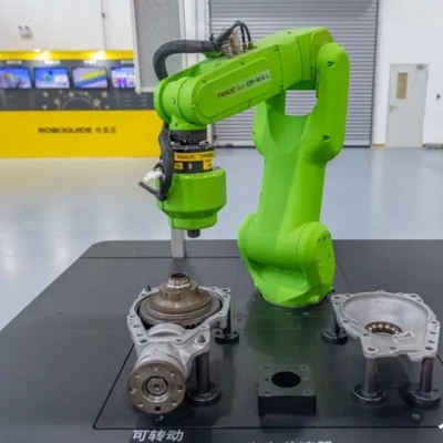 6 Axis Fanuc CRX-5iA Cobot Robot Arm με CNGBS Robots Clothing για χειρισμό ως συνεργατικό ρομπότ