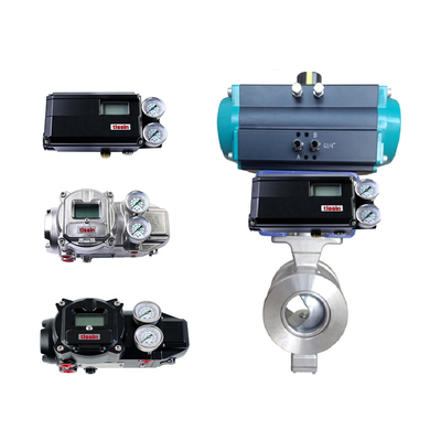 Ηλεκτρική βαλβίδα ελέγχου με Tissin Smart Valve Positioner TS700 σειράς Πνευματικά positioners και Asco Solenoid βαλβίδα