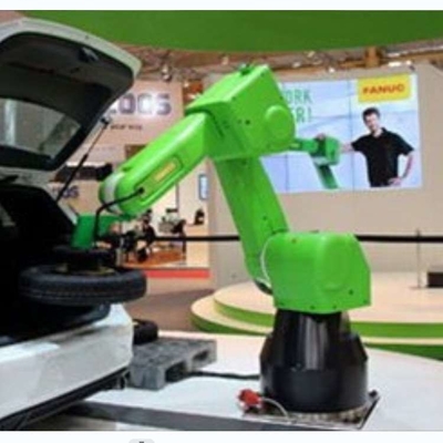 Fanuc Cobot Ρομποτικό Άρμα 6 Άξων CR-14iA/L Με CNGBS RGV Ρομπότ Για Ρομπότ Επεξεργασίας Φαλετών Cnc