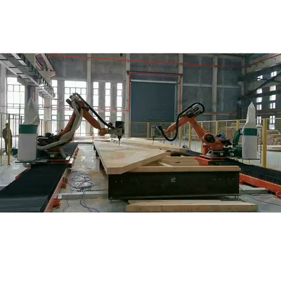 Ρομπότ FANUC με ωφέλιμο φορτίο 500KG για χειρισμό υλικού ως σιδηροδρομικές γραμμές ρομπότ
