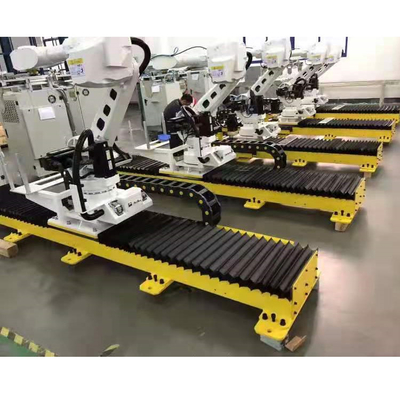 Ρομπότ FANUC με ωφέλιμο φορτίο 500KG για χειρισμό υλικού ως σιδηροδρομικές γραμμές ρομπότ