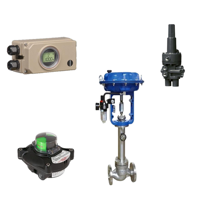 Πνευματική βαλβίδα ελέγχου με Samson 3730-3 Positioner και Fisher 377 πίεση ανίχνευση βαλβίδες Trip και όριο Swith