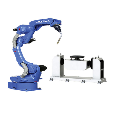 Ρομπότ 6 άξονων Yaskawa AR1440 με τοποθετητή συγκόλλησης CNGBS για αυτοματοποίηση ρομπότ συγκόλλησης Mig
