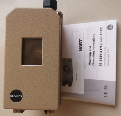 Κινέζικη βαλβίδα ελέγχου ροής με Samson 3730-3 Ηλεκτροπνευματικό τοποθετητή W/ HART Επικοινωνία για τον ελεγκτή βαλβίδας
