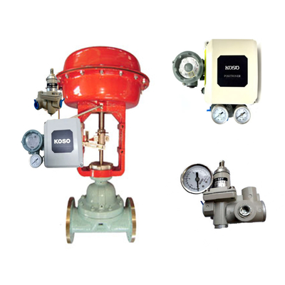 βαλβίδα μειώσεως πίεσης KOSO PRF300 PRF400 και EPA 801 positioner βαλβίδας με κινεζική μάρκα βαλβίδα ελέγχου