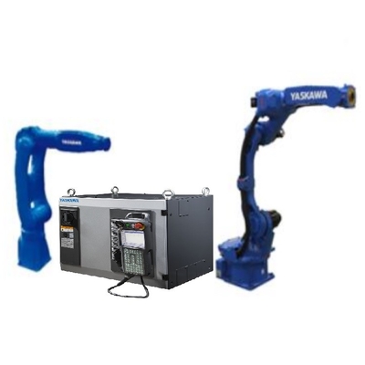 6 άξονες ρομποτικό χέρι Yaskawa GP12 με CNGBS Στρίψιμο κεφαλή και φράχτη για CNC στρίψιμο ρομπότ