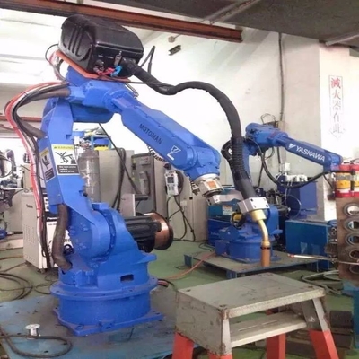 6 άξονες ρομποτικό χέρι Yaskawa GP12 με CNGBS Στρίψιμο κεφαλή και φράχτη για CNC στρίψιμο ρομπότ