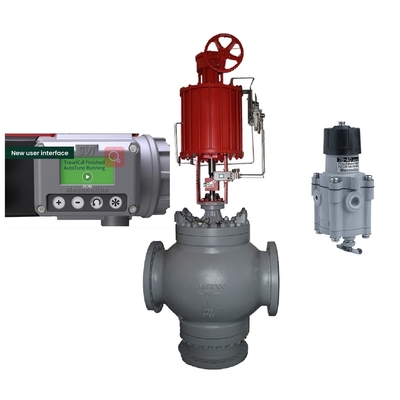 Κίνα DN200 Κεφάλαιο ελέγχου με Masoneilan SVI3-21111112 Κεφάλαιο τοποθέτησης βαλβίδας 78-40 Κεφάλαιο μείωσης πίεσης