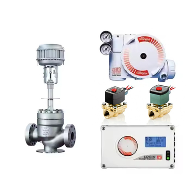 Πνευματική βαλβίδα ελέγχου με Flowserve Logix 520MD Positioner για έξυπνη ψηφιακή θέση βαλβίδας Flowserve