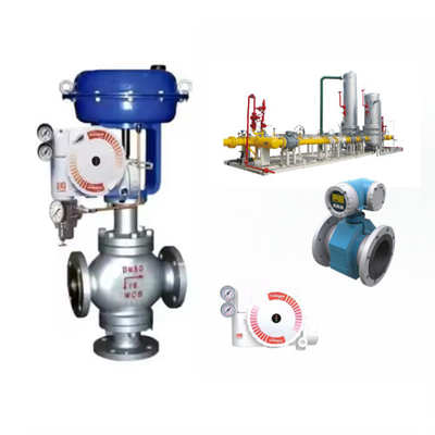 Endress+ Hauser Ηλεκτρομαγνητικός μετρητής ροής και Flowserve Logix 3200MD ψηφιακός τοποθετητής βαλβίδων