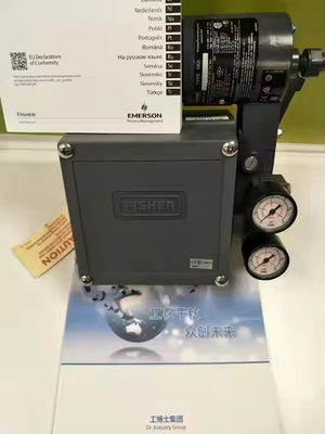 Καινούριος αρχικός Fisher 3582i Ηλεκτροπνευματική θέση βαλβίδας με ρυθμιστές μείωσης πίεσης και βαλβίδα ηλεκτροσόλεως