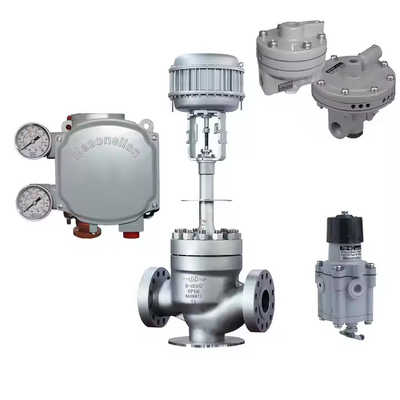 Κινέζικη βαλβίδα ελέγχου DN150 και Masoneilan SVI1000 Locator BR200 BR400 Πνευματικός ενισχυτής 78-40 Βαλβίδα μείωσης πίεσης