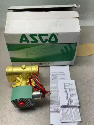 ASCO 3/8 2/2 Way Positioner Σολενοειδής βαλβίδα από χαλκό και σώμα από ανοξείδωτο χάλυβα