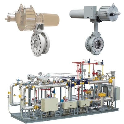Ελέγχου πίεσης και ροής με αντλία Samson 43 Series Pneumatic Butterfly Valves μαζί με 3730 positioners βαλβίδων