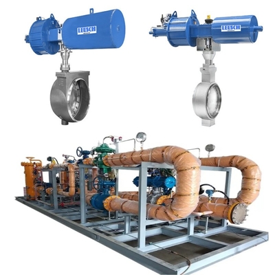 Ελέγχου πίεσης και ροής με αντλία Samson 43 Series Pneumatic Butterfly Valves μαζί με 3730 positioners βαλβίδων