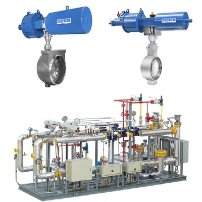 Ελέγχου πίεσης και ροής με αντλία Samson 43 Series Pneumatic Butterfly Valves μαζί με 3730 positioners βαλβίδων