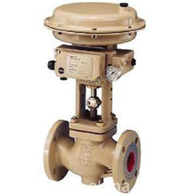 Η βαλβίδα Samson 3241 Globe και η βαλβίδα 3271 Pneumatic Actuator, εξοπλισμένες με τοποθετητή βαλβίδων εγχώριας παραγωγής.