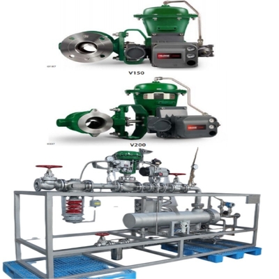 Κύλινδρο διακόπτη βαλβίδας με EMERSON Fisher V150/V200 /V300 Κύλινδρο ελέγχου 1061/2052 Πνευματικός ενεργοποιητής DVC6200 Positioner