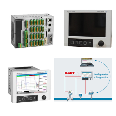Το Skid - Mount Data And Energy Manager με έως και 20 εισροές αναλογικών / HART και 14 ψηφιακών εισροών Endress+Hauser Memograph M RSG45