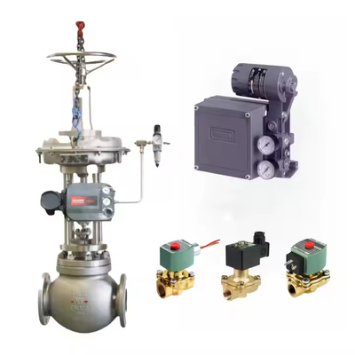 Αποθεματικό ASCO Σολενοειδής βαλβίδα με Emerson Fisher DVC6200 Διπλή δράση με ανατροφοδότηση Ψηφιακό ελεγκτή θέσης βαλβίδας