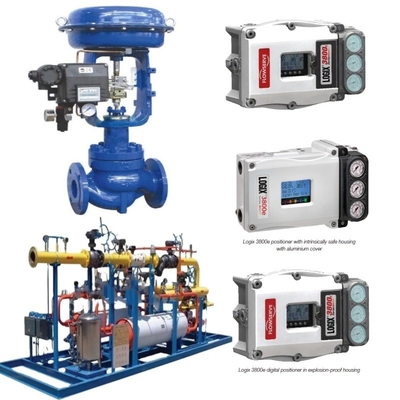 Διορθωτής θέσης ροής 3200MD 520MD 3800 με ενεργοποιητή Spirax Sarco για το πετρέλαιο αέρα