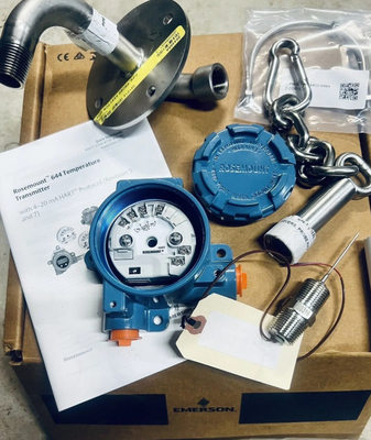 EMERSON Rosemount 644 Μεταδότης θερμοκρασίας / Κεφαλή σύνδεσης για κουτί συνδετήρα / Κεφαλάκι τοποθέτησης / Συσκευή συναρμολόγησης βίδες γης