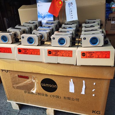 Πνευματικό έξυπνο Positioner 3730-31001 Samson με τη βαλβίδα πεταλούδων και τη βαλβίδα σωληνοειδών Asco