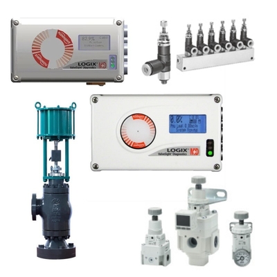 Ελέγχου βαλβίδας εξοπλισμένη με Flowserve Logix 520MD έξυπνη θέση βαλβίδας στήριγμα Πνευματικό ενεργοποιητή SMC φίλτρο βαλβίδα μείωσης πίεσης