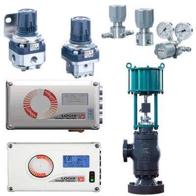 Ελέγχου βαλβίδας εξοπλισμένη με Flowserve Logix 520MD έξυπνη θέση βαλβίδας στήριγμα Πνευματικό ενεργοποιητή SMC φίλτρο βαλβίδα μείωσης πίεσης