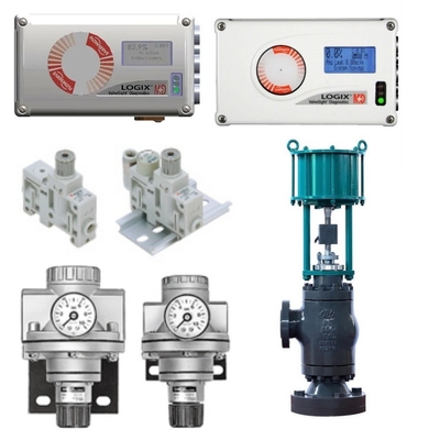 Ελέγχου βαλβίδας εξοπλισμένη με Flowserve Logix 520MD έξυπνη θέση βαλβίδας στήριγμα Πνευματικό ενεργοποιητή SMC φίλτρο βαλβίδα μείωσης πίεσης