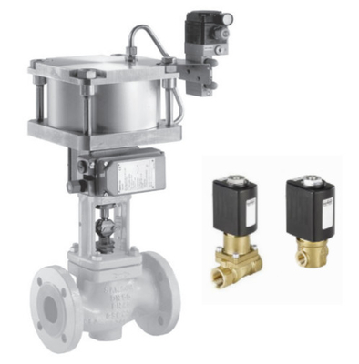 Συσκευές βαλβίδας ελέγχου FISHER DVC6200 Samson 4763 Spirax SP7 και Burkert Brass Solenoid Valve 6524 με ανθεκτικό σε υψηλές θερμοκρασίες 2/2-οδικό διάφραγμα